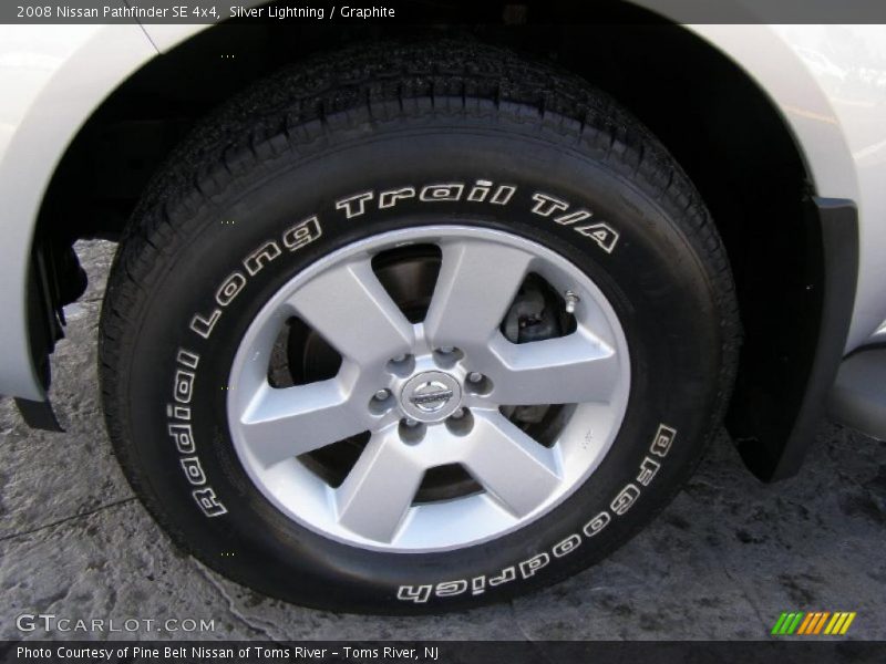 Silver Lightning / Graphite 2008 Nissan Pathfinder SE 4x4
