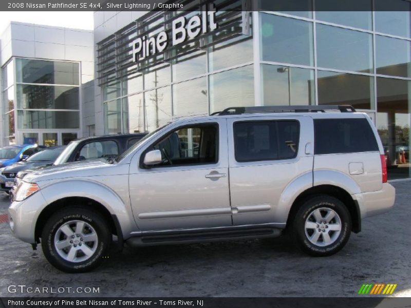 Silver Lightning / Graphite 2008 Nissan Pathfinder SE 4x4
