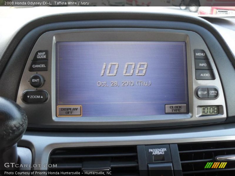 Taffeta White / Ivory 2008 Honda Odyssey EX-L