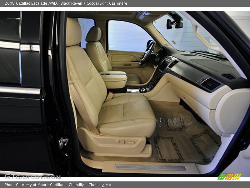 Black Raven / Cocoa/Light Cashmere 2008 Cadillac Escalade AWD