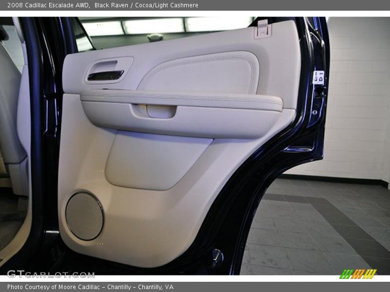 Black Raven / Cocoa/Light Cashmere 2008 Cadillac Escalade AWD