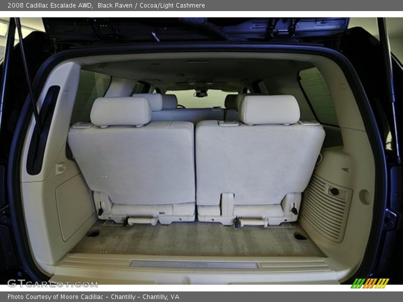 Black Raven / Cocoa/Light Cashmere 2008 Cadillac Escalade AWD