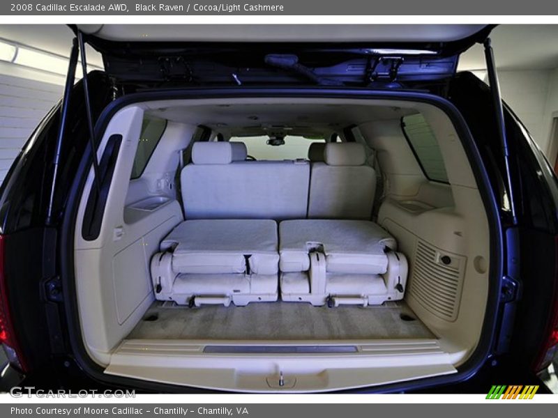 Black Raven / Cocoa/Light Cashmere 2008 Cadillac Escalade AWD