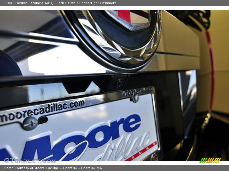 Black Raven / Cocoa/Light Cashmere 2008 Cadillac Escalade AWD