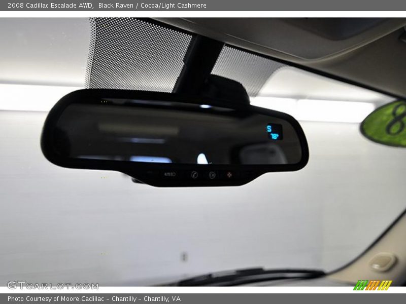 Black Raven / Cocoa/Light Cashmere 2008 Cadillac Escalade AWD