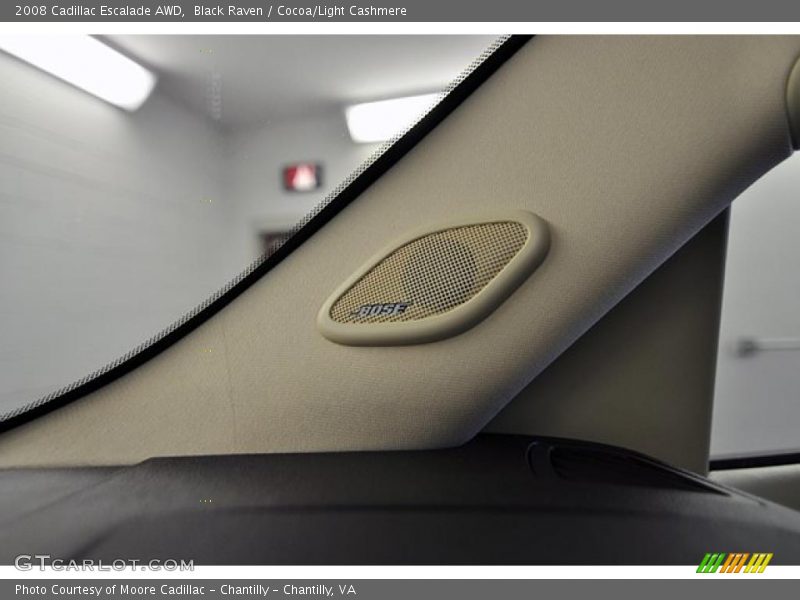 Black Raven / Cocoa/Light Cashmere 2008 Cadillac Escalade AWD