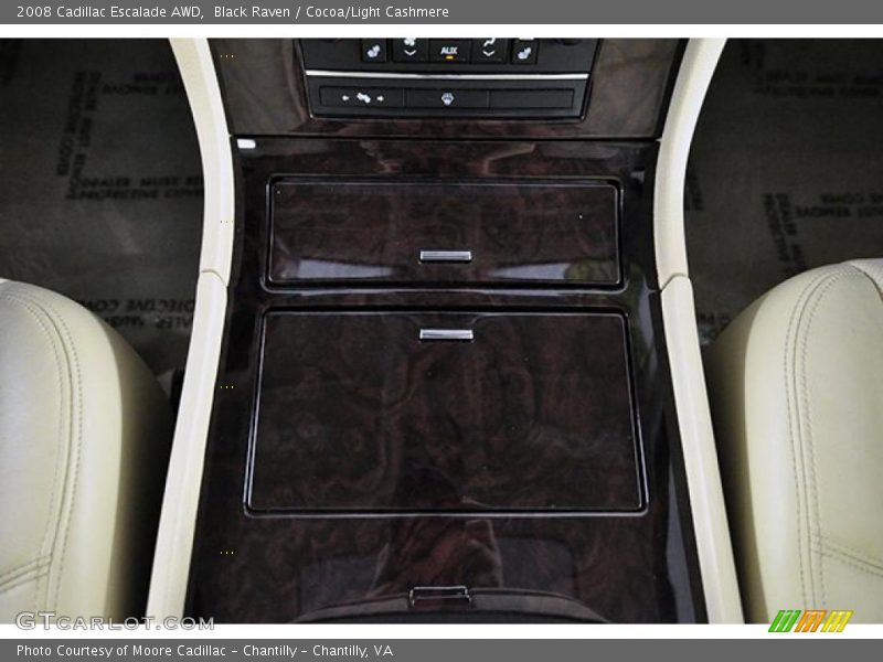 Black Raven / Cocoa/Light Cashmere 2008 Cadillac Escalade AWD