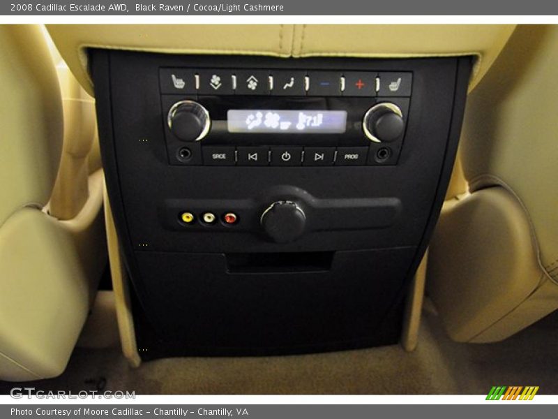 Black Raven / Cocoa/Light Cashmere 2008 Cadillac Escalade AWD