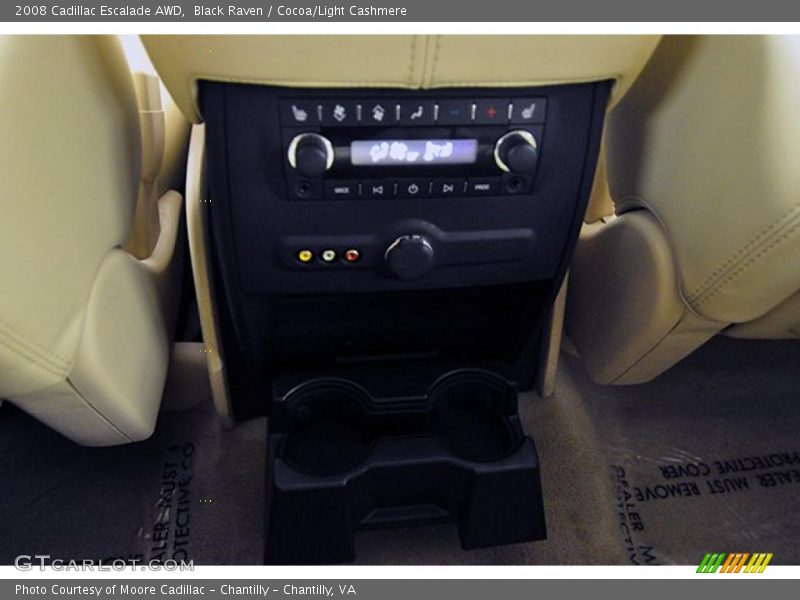 Black Raven / Cocoa/Light Cashmere 2008 Cadillac Escalade AWD