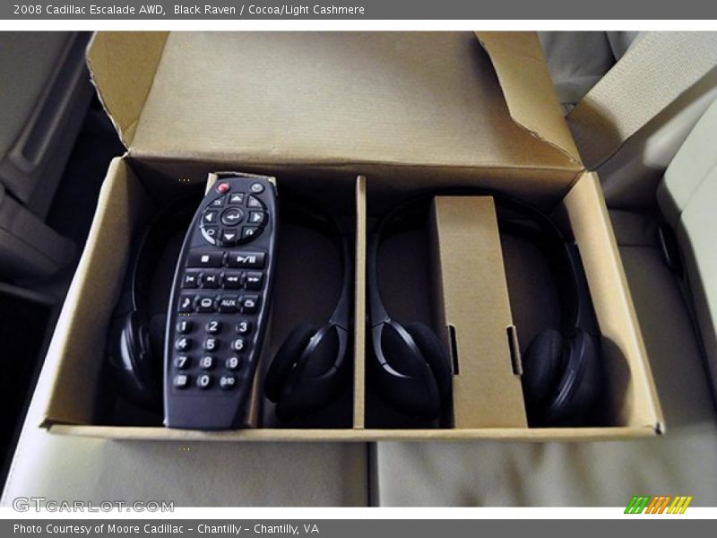 Black Raven / Cocoa/Light Cashmere 2008 Cadillac Escalade AWD