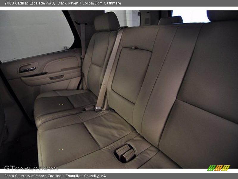 Black Raven / Cocoa/Light Cashmere 2008 Cadillac Escalade AWD