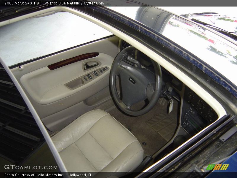 Atlantic Blue Metallic / Oyster Grey 2003 Volvo S40 1.9T
