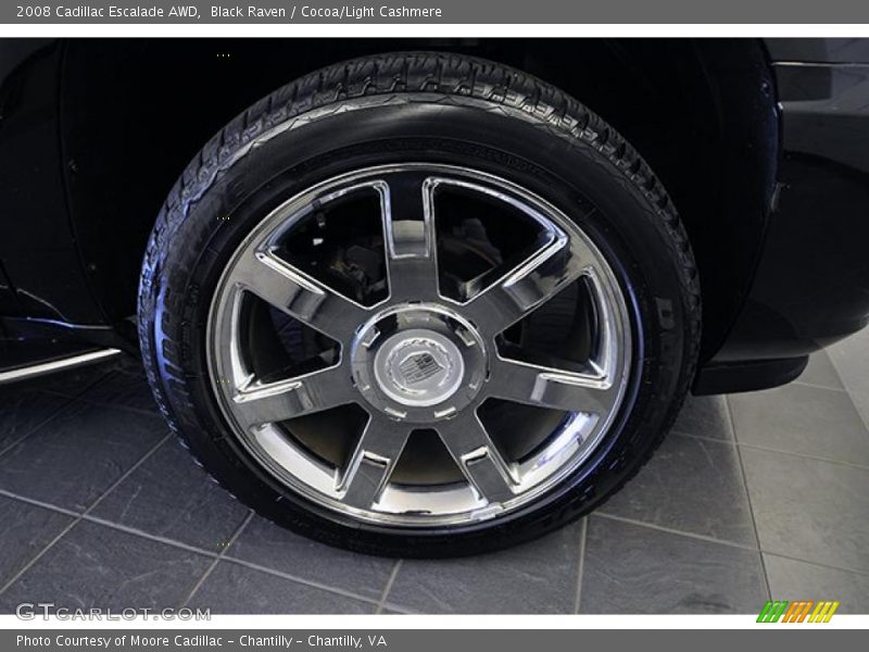Black Raven / Cocoa/Light Cashmere 2008 Cadillac Escalade AWD