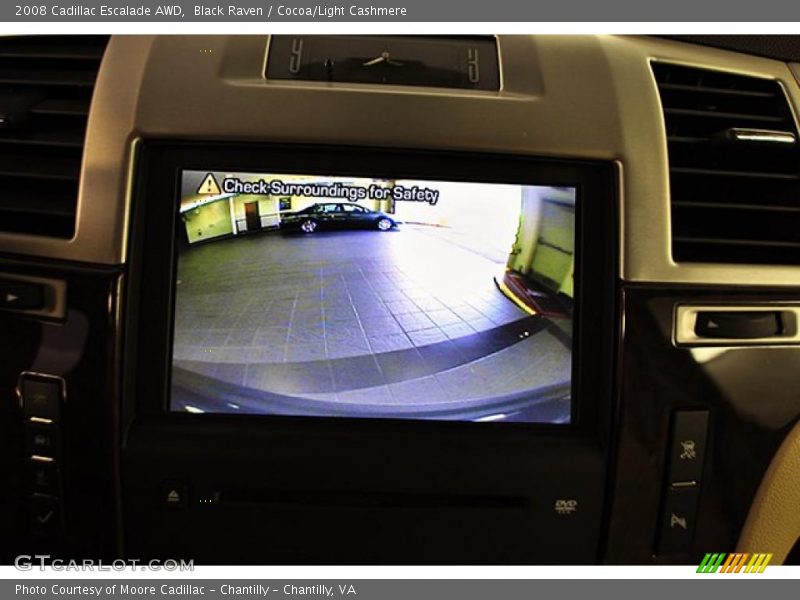 Black Raven / Cocoa/Light Cashmere 2008 Cadillac Escalade AWD