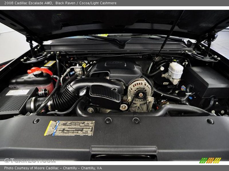 Black Raven / Cocoa/Light Cashmere 2008 Cadillac Escalade AWD