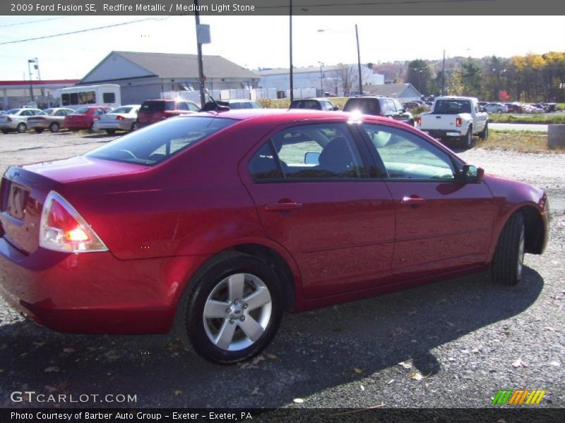 Redfire Metallic / Medium Light Stone 2009 Ford Fusion SE
