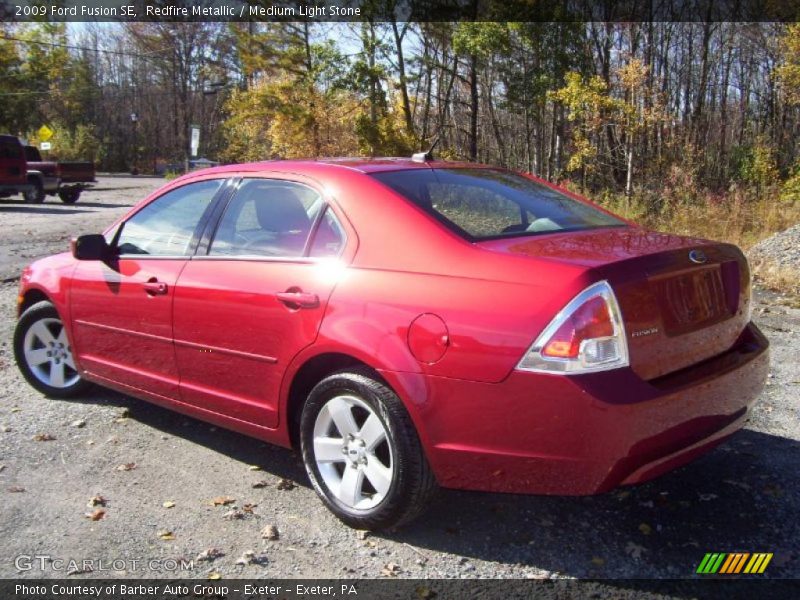 Redfire Metallic / Medium Light Stone 2009 Ford Fusion SE