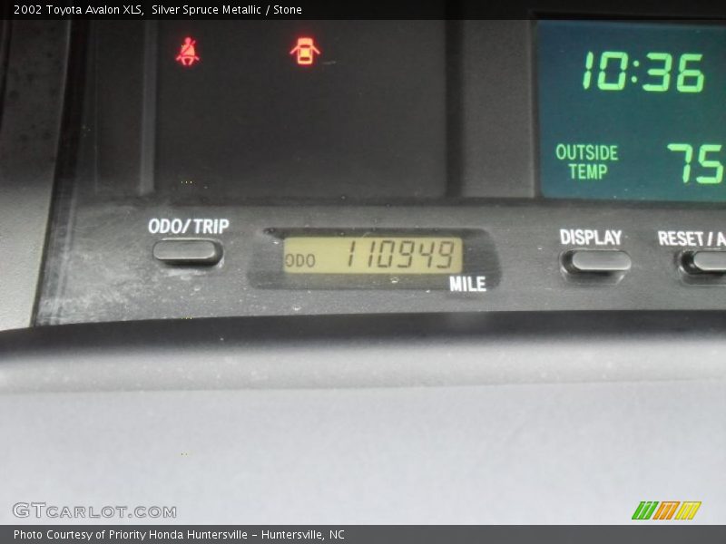 Silver Spruce Metallic / Stone 2002 Toyota Avalon XLS