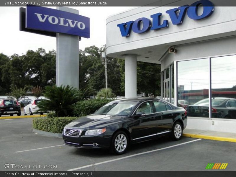 Savile Grey Metallic / Sandstone Beige 2011 Volvo S80 3.2