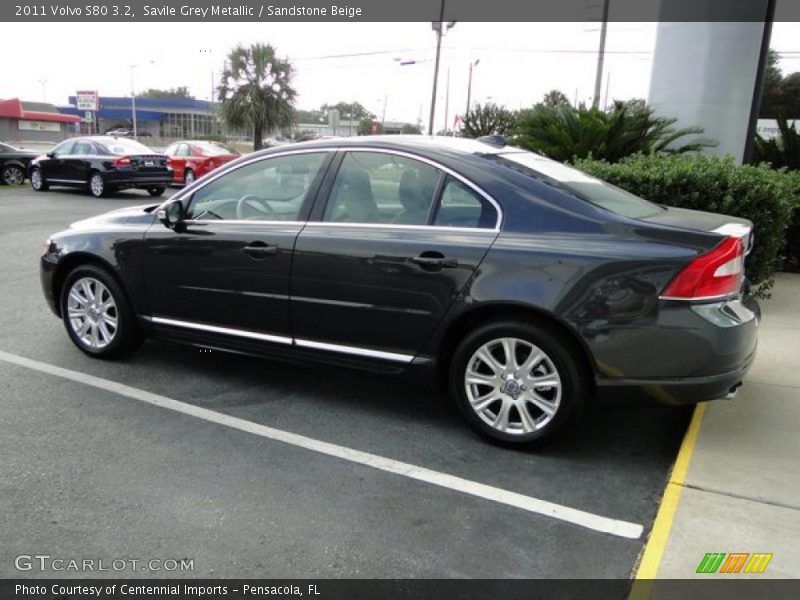 Savile Grey Metallic / Sandstone Beige 2011 Volvo S80 3.2