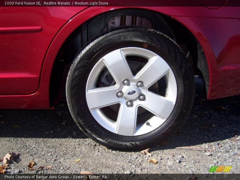 Redfire Metallic / Medium Light Stone 2009 Ford Fusion SE