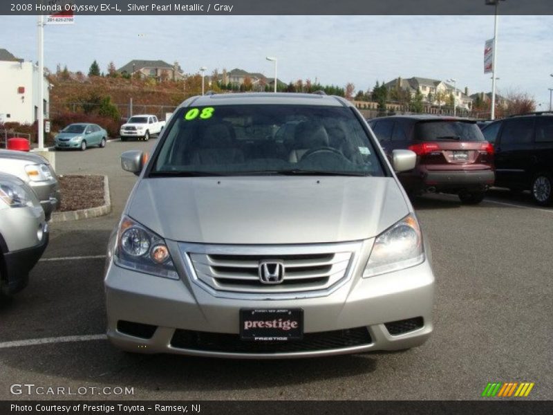 Silver Pearl Metallic / Gray 2008 Honda Odyssey EX-L