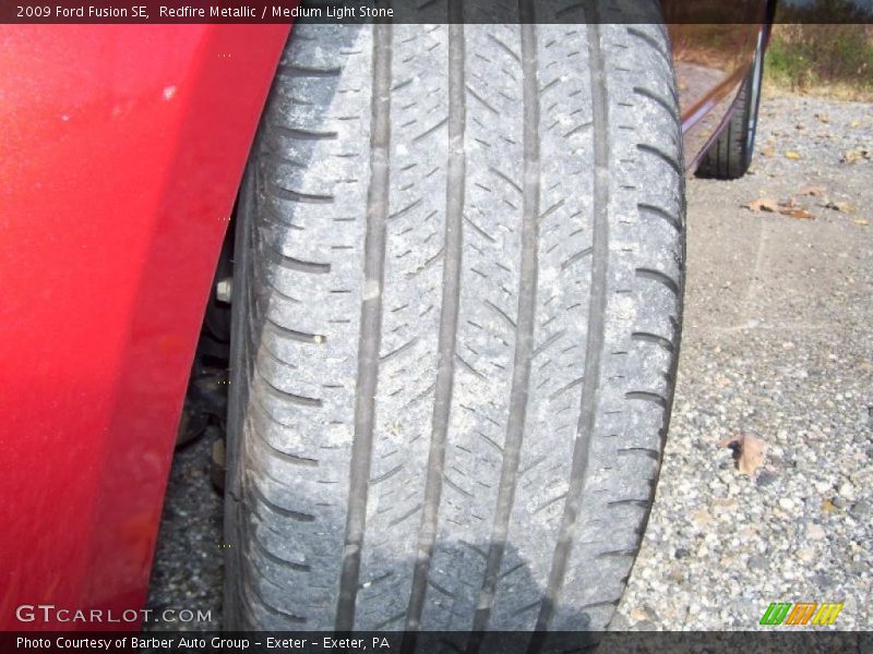 Redfire Metallic / Medium Light Stone 2009 Ford Fusion SE