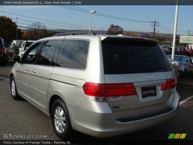 Silver Pearl Metallic / Gray 2008 Honda Odyssey EX-L
