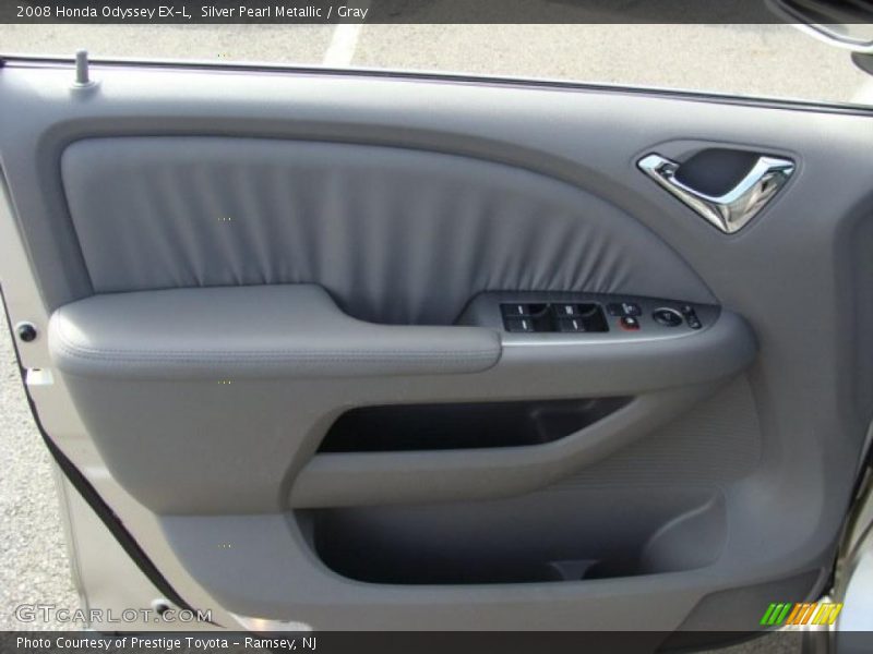 Silver Pearl Metallic / Gray 2008 Honda Odyssey EX-L
