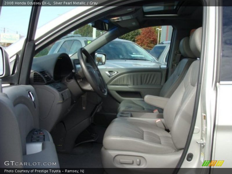 Silver Pearl Metallic / Gray 2008 Honda Odyssey EX-L