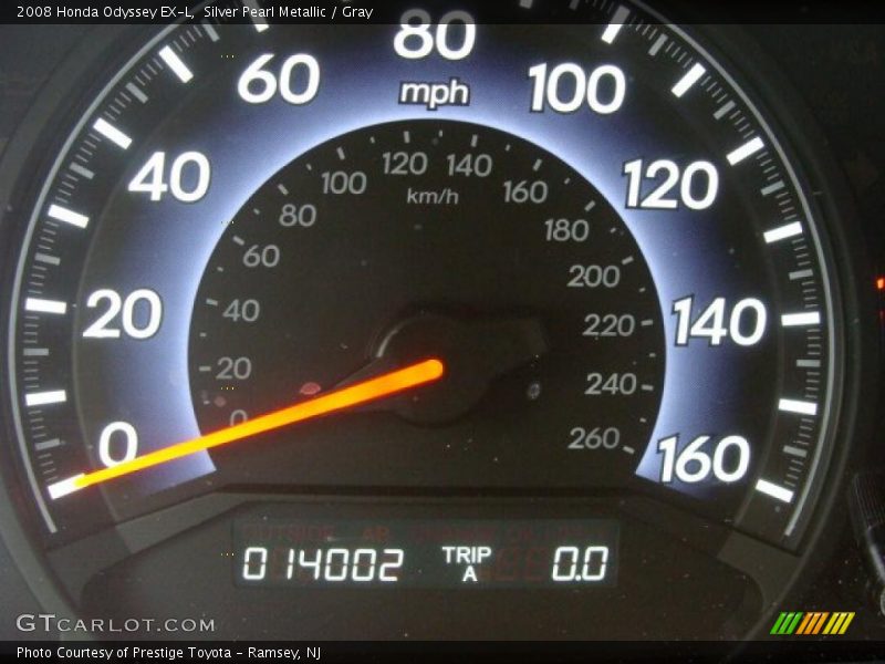 Silver Pearl Metallic / Gray 2008 Honda Odyssey EX-L