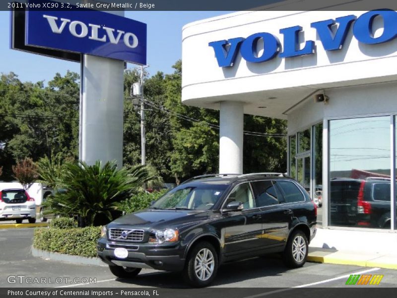 Saville Grey Metallic / Beige 2011 Volvo XC90 3.2