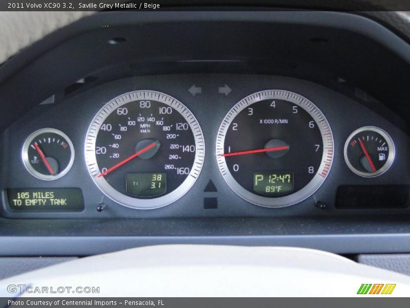  2011 XC90 3.2 3.2 Gauges