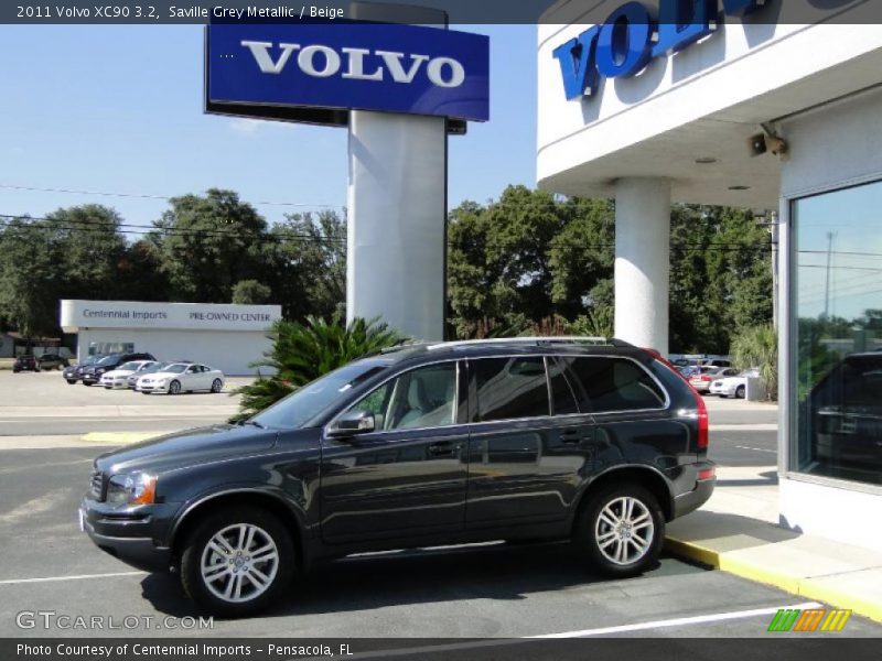 Saville Grey Metallic / Beige 2011 Volvo XC90 3.2