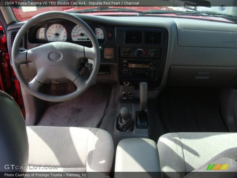 Impulse Red Pearl / Charcoal 2004 Toyota Tacoma V6 TRD Double Cab 4x4
