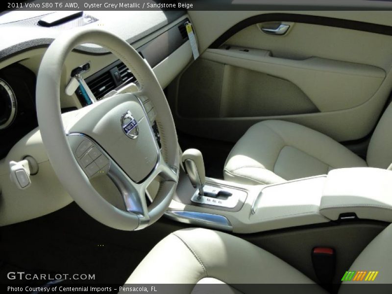  2011 S80 T6 AWD Sandstone Beige Interior