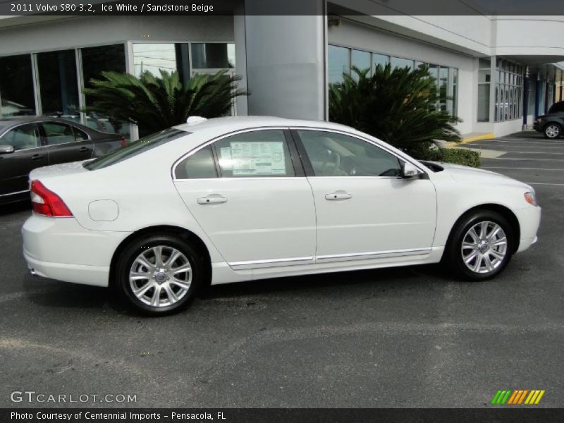 Ice White / Sandstone Beige 2011 Volvo S80 3.2