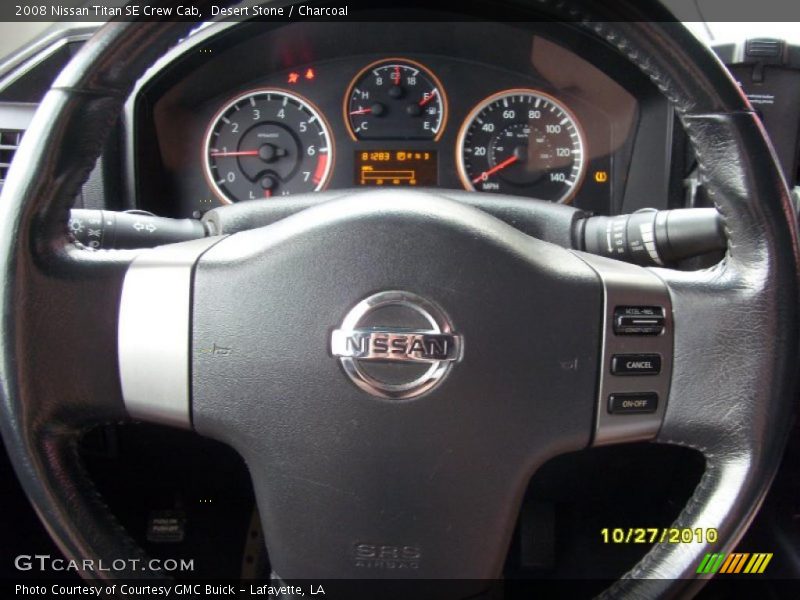 Desert Stone / Charcoal 2008 Nissan Titan SE Crew Cab