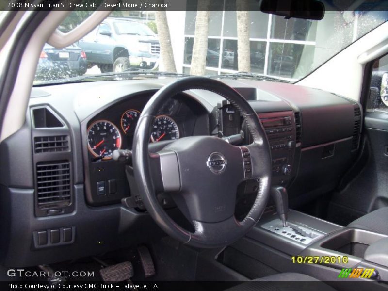 Desert Stone / Charcoal 2008 Nissan Titan SE Crew Cab