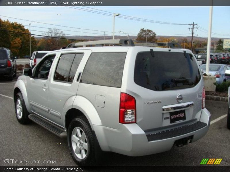 Silver Lightning / Graphite 2008 Nissan Pathfinder SE 4x4