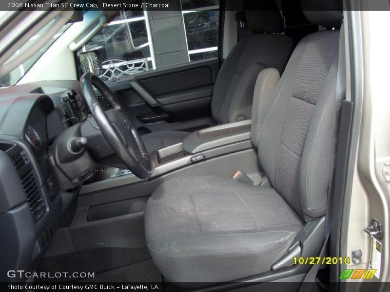 Desert Stone / Charcoal 2008 Nissan Titan SE Crew Cab