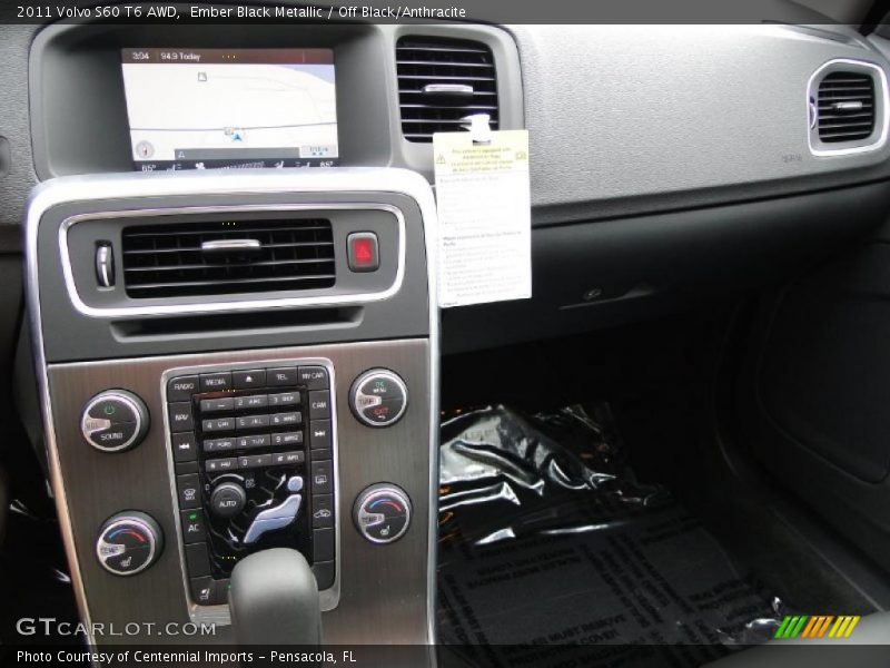 Ember Black Metallic / Off Black/Anthracite 2011 Volvo S60 T6 AWD