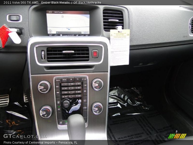 Ember Black Metallic / Off Black/Anthracite 2011 Volvo S60 T6 AWD