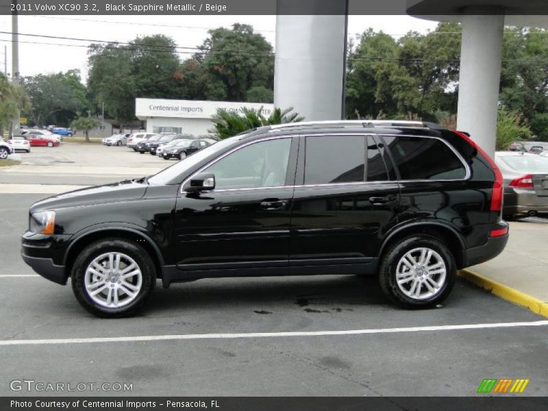 Black Sapphire Metallic / Beige 2011 Volvo XC90 3.2