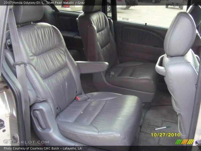 Silver Pearl Metallic / Gray 2007 Honda Odyssey EX-L