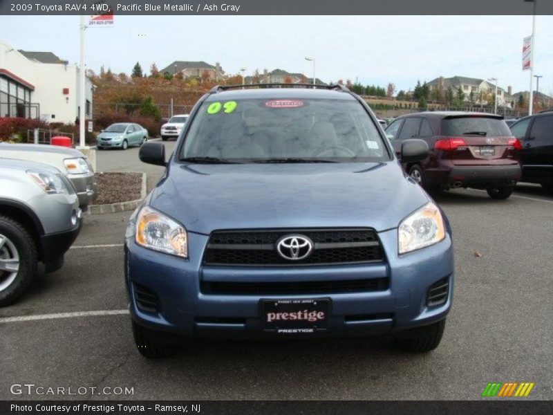 Pacific Blue Metallic / Ash Gray 2009 Toyota RAV4 4WD