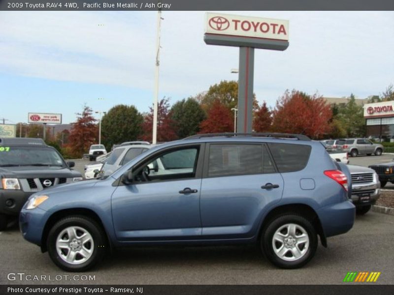 Pacific Blue Metallic / Ash Gray 2009 Toyota RAV4 4WD