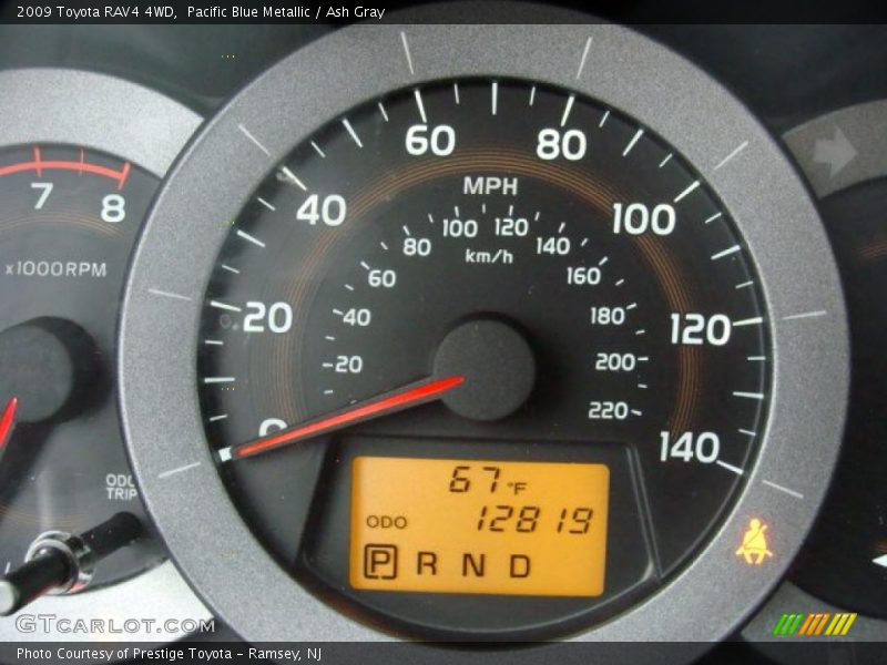 Pacific Blue Metallic / Ash Gray 2009 Toyota RAV4 4WD
