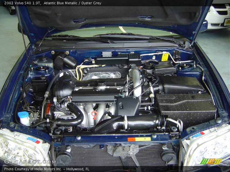 Atlantic Blue Metallic / Oyster Grey 2003 Volvo S40 1.9T