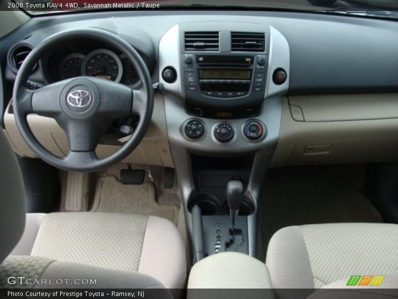 Savannah Metallic / Taupe 2008 Toyota RAV4 4WD